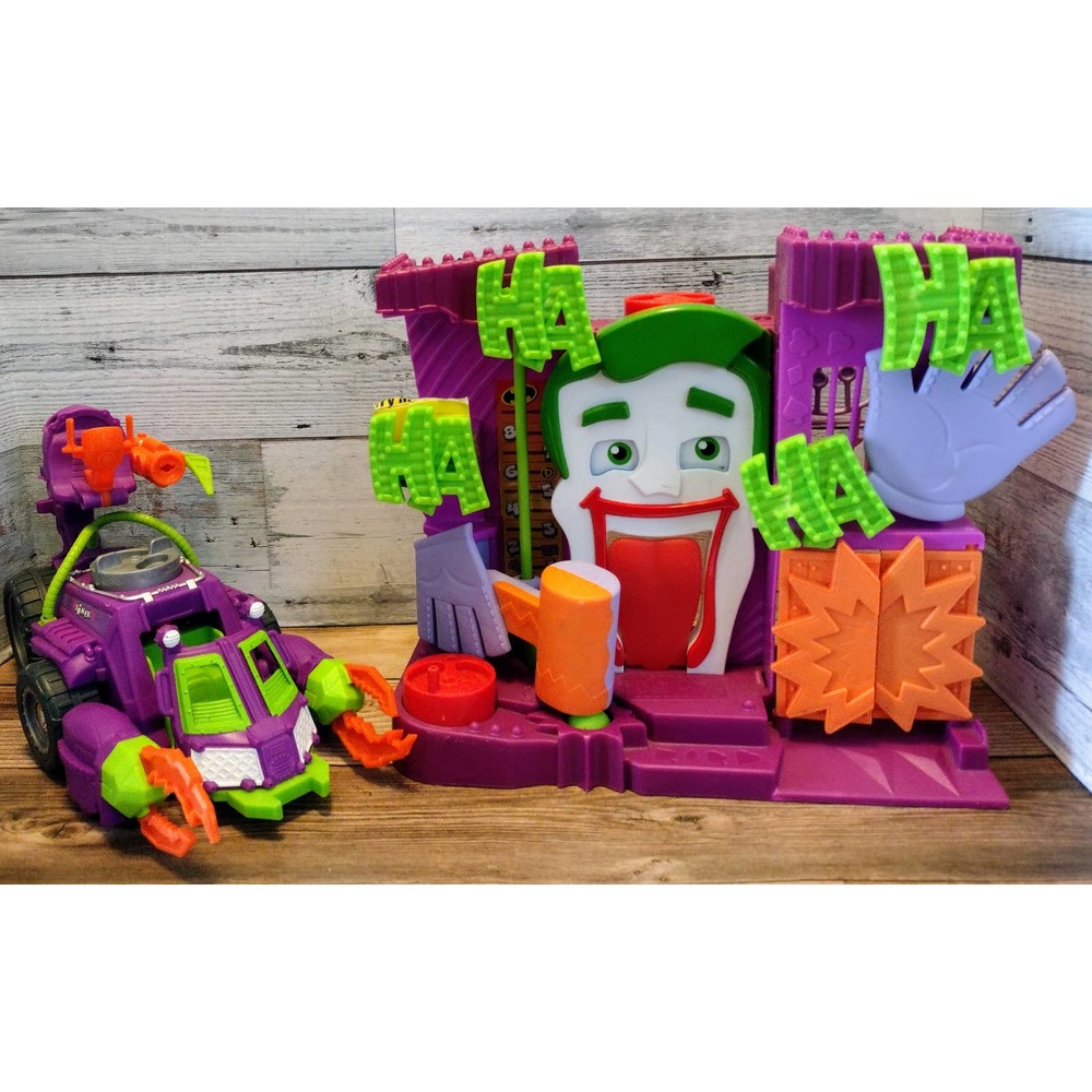 Fischer Price Imaginext DC SuperHeroes Joker's House & Joker Battle Scorpion!
